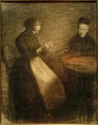 Evening in the Living Room